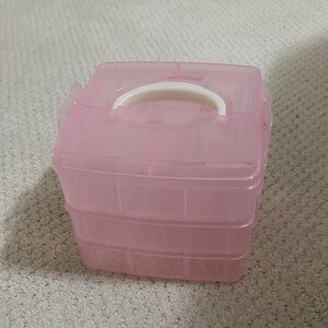 Pink Stackable Storage Box